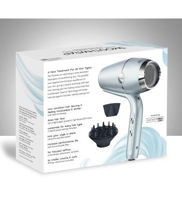 INFINITIPRO BY CONAIR SmoothWrap Hair Dryer - Dual Ion Therapy & Ceramic Technology for Less Frizz & More Volume - Mint - Buy Online on GoSupps.com