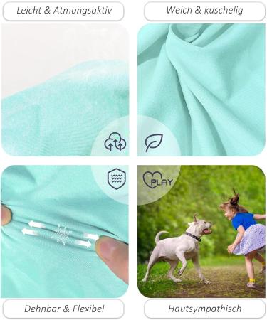 Kickred 2 Pack Dog Shirts - Fast Drying Sleeveless Vests for All Dogs | Breathable Light Blue & Candy Pink Pet Tank Tops - Buy Online on GoSupps.com