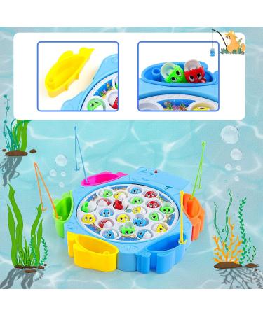 Nuheby Fish Game Toy: Musical Fishing Rod Set for Kids - Toddler Toys Role Play Game for Boys and Girls Ages 3-6 - Buy Online on GoSupps.com