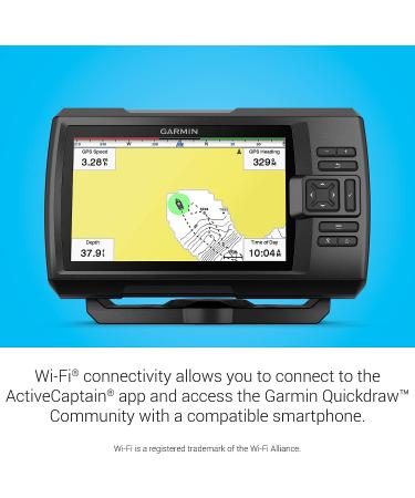 Garmin Striker Vivid 7cv 7-Inch Color Fishfinder with Transducer - Vivid Scanning Sonar - Easy-to-Use (010-02552-00) - Buy Online on GoSupps.com