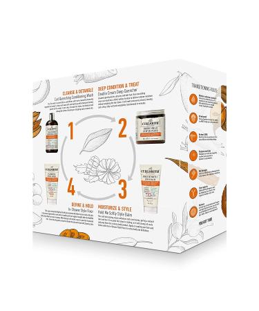 Curlsmith Transition Kit - Vegan Haircare for Dry Wavy Curly or Coily Hair - 12oz, 8oz, 2oz - Buy Online on GoSupps.com