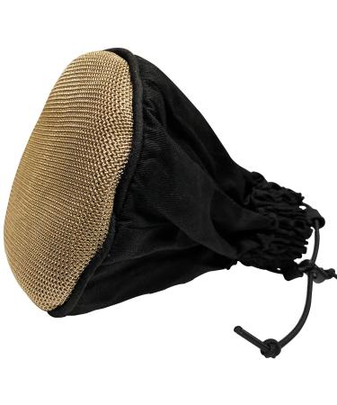 ION MESH HAIR DRYER DIFFUSER SOCK For Curly & Wavy Hair Fits MOST Standard Size Blow Dryers (Gold)