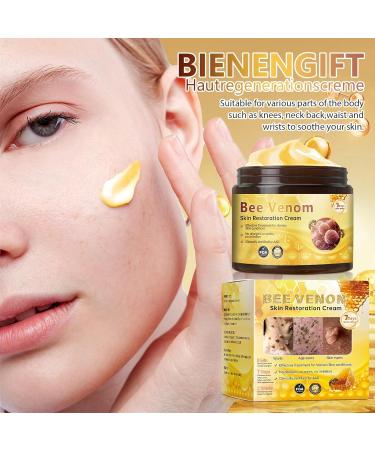 Tpyag Bee Venom Cream Bee Venom Skin Treatment Cream Skin Restoration Deeply Cleanses And Moisturizes Diminish Fine Lines Around Eyes 60g - Buy Online on GoSupps.com