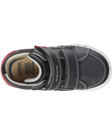 Geox B KILWI BOY C Baby Boy's Sneaker 7 UK - Dark Grey & Dark Red - Buy Online on GoSupps.com