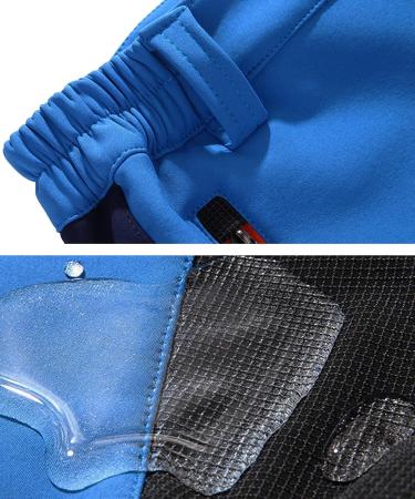 M2C Outdoor Fleece-Lined Softshell Ski Hiking Pants with Belt - Indigo Bunting 4-5T - Buy Online on GoSupps.com