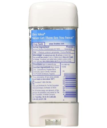 Dry Idea Clear Gel Antiperspirant Powder Fresh - 3 oz - Buy Online on GoSupps.com