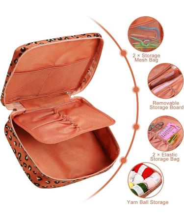 Coopay Crochet Kit: 58PCS Portable Set with Ergonomic Hooks, Yarn, and Leopard Print Case - Perfect for Beginners and Travel - Buy Online on GoSupps.com