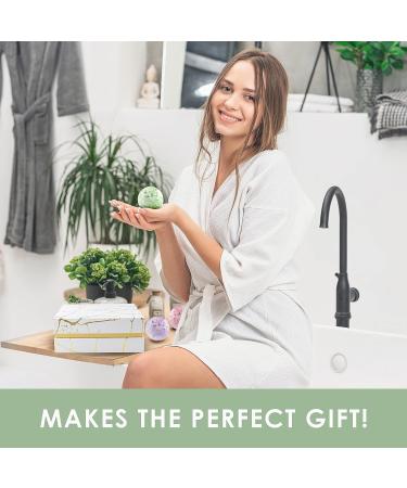 Deluxe Fathers Day Bath Bombs Set - 9 Handmade Bubble Bath Bombs for Women with Shea & Coco Butter - Perfect Spa Gift for Her, Him, Wife, Girlfriend - Ideal for Birthdays, Weddings - Buy Online on GoSupps.com