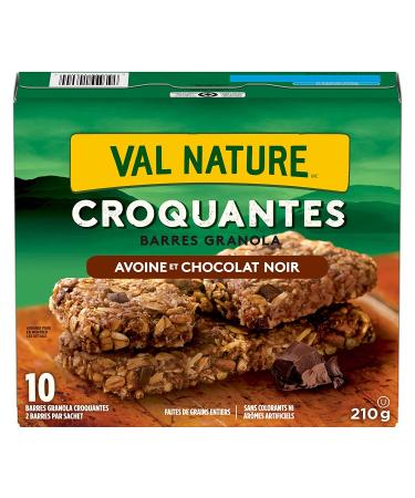 NATURE VALLEY Crunchy Granola Bar Oats and Dark Chocolate (10ct Box) - 210g/7.4 oz | Imported from Canada - Buy Online on GoSupps.com