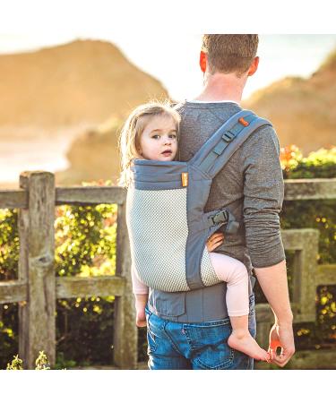 Beco Toddler Carrier with Extra Wide Seat - Toddler Carrying Backpack Style and Front-Carry - Lightweight & Breathable Child Carrier - Toddler Sling Carrier 20-60 lbs (Cool Dark Grey) - Buy Online on GoSupps.com