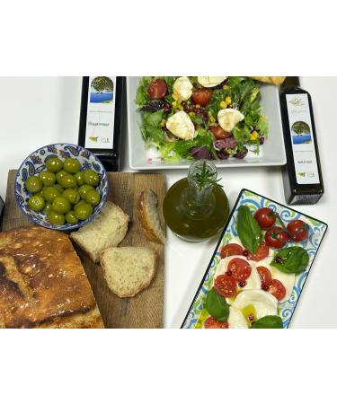  R&V Group Ltd Don Pratelli Extra Virgin Olive Oil Made in Sicily Green Olives Bianco lilac Novellata Carolea Nostrana Ossia Oglialora Messinese 1L - Buy Online on GoSupps.com