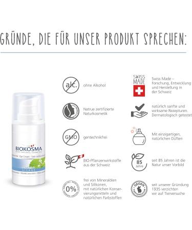 Biocosma Sensitive Visa Soothing Eye Cream | Gentle Eye Care for Dry & Sensitive Skin | Perfume-Free | 15ml - Buy Online on GoSupps.com