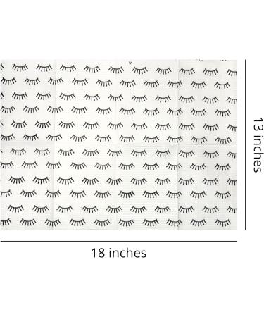 Disposable Lashing Dental Bib | 125 Pack | 13x18 inches | Eyelash Extension Supplies - Buy Online on GoSupps.com