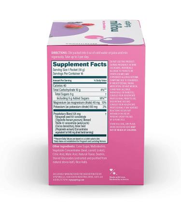 UpSpring MilkFlow Fenugreek & Blessed Thistle Drink - Berry Flavor, 16 Packets (10g Each) for Lactation Support - Buy Online on GoSupps.com