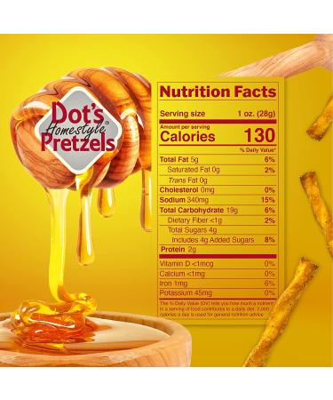 Dotâ€™s Homestyle Honey Mustard Pretzel Twists - 18oz Family Size - Buy Online on GoSupps.com