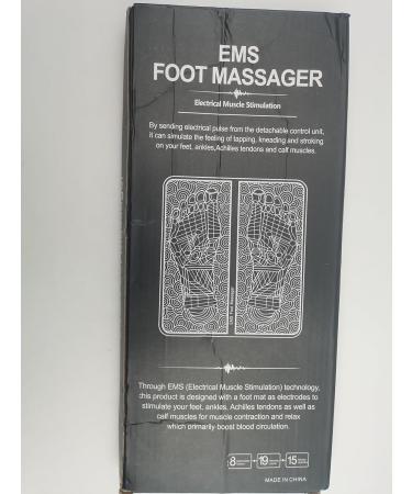 Buy Electric EMS Foot Massager - Foldable USB Charging for Improved Blood Circulation | International Shipping - Buy Online on GoSupps.com