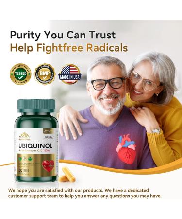 CoQ10 100mg Softgels, Coenzyme Q10 Supplements Can Enhance Endurance & Replenish Energy Reserves - CoQ10 Ubiquinol for Heart Health & Energy Metabolism, Non-GMO, Gluten-Free, 2-Month Supply (60 Count) 60 Count (Pack of 1) - Buy Online on GoSupps.com