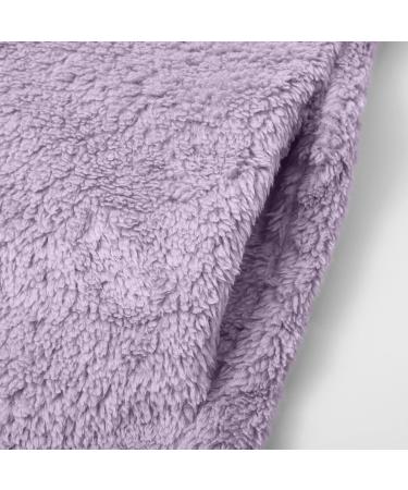Shop Hanxiulin Women's Fleece Jacket | Plush Cozy Long-Sleeved Winter Coat - Oversized 4XL Purple Outerwear - Buy Online on GoSupps.com