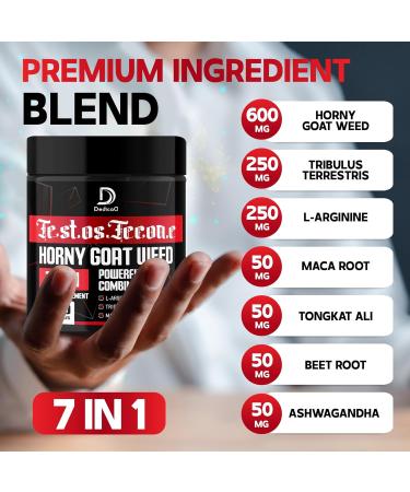 7 in-1 Ultra Test Support with Tribulus Terrestris Horny Goat Weed L-Arginine Maca Root Tongkat Ali Beet Root - Energy Workout Muscle Strength Support 120 Capsules 120 Count (Pack of 1) - Buy Online on GoSupps.com