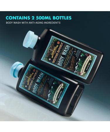 Men's Body Wash | Nautical Birchwood & Alpine Sage and Aviator's Eucalyptus & Fresh Citrus | Hydrating & Anti-Aging Formula with Aloe Niacinamide & Hyaluronic Acid (2 Pack) | Made in USA - Buy Online on GoSupps.com