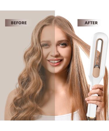 Professional 2 Inch Hair Straightener | 3D Floating Ceramic Flat Iron with Infrared Therapy | Dual Voltage for Travel | Smooth & Silky Results - Buy Online on GoSupps.com