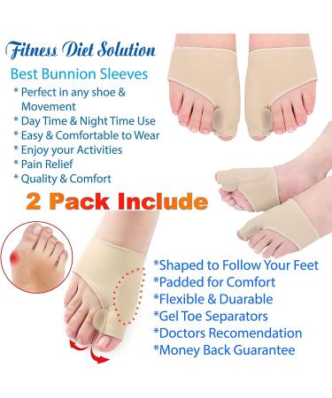 Bunion Corrector and Hallux Valgus Pain Relief Kit - Orthopedic Toe Straightener for Women Men - 11 Pack - Buy Online on GoSupps.com