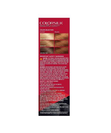 Revlon Colorsilk Permanent Red Hair Dye 3-Pack - Ammonia-Free with 100% Gray Coverage - Light Auburn Shade - Buy Online on GoSupps.com