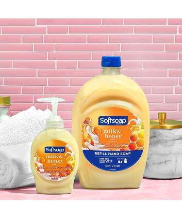 Softsoap Milk & Honey Scented Liquid Hand Soap Refill - 50 oz - Buy Online on GoSupps.com