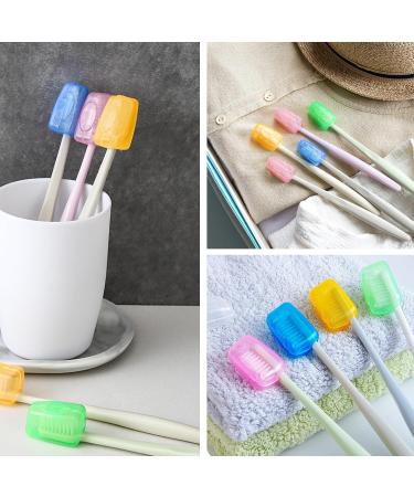 TIUXIU Travel Toothbrush Box Set - 4pcs Children s Toothbrush Cases & Protectors | Portable Green Travel Essentials - Buy Online on GoSupps.com