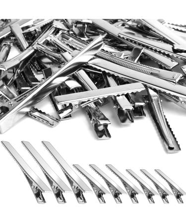 70 Pcs Alligator Hair Clips  3 Sizes Oversized Metal Silver Hair Bow Clips Single Prong Hairdressing Salon Hair Grip DIY Accessories Hairpins for Women Bows Making Crafts (3.9-2.2-1.8 inch) by PHSZZ - Buy Online on GoSupps.com