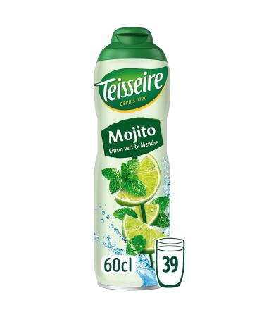Teisseire Mojito Syrup for Refreshing Drinks Cocktails Recyclable Bottle 60 cl
