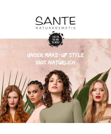 Sante Naturkosmetik Eyeliner Pencil 02 Deep Brown | Vegan Kajal Eyeliner | Color-Intensive Creamy Texture | 1.14g - Buy Online on GoSupps.com