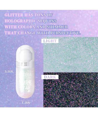 Pheral Roll-On Body Glitter Gel - Color Change Festival Rave Accessories | Holographic Hair Glitter & Face Paint | Sparkling Pink for Halloween & Parties - Buy Online on GoSupps.com