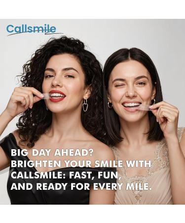 CALLSMILE Whitening Strips for Sensitive Teeth: 16 Treatments Gentle Whitening | Enamel-Safe | Deep Stains Removal | Non-Slip Dry Strips Daily Oral Care, Mint Sea Salt - Buy Online on GoSupps.com