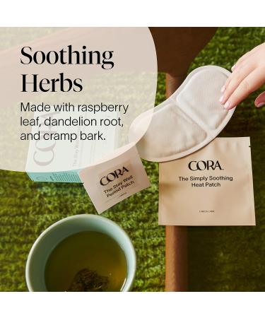Cora Period Menstrual Cramp Relief Kit - Soothing Warmth Balm (1 oz) and Heat Relief Patch - Up to 8 Hours of Cramp Relief - Buy Online on GoSupps.com