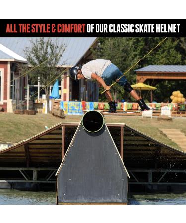 Triple Eight Sweatsaver Halo Water Helmet - Wakeboarding & Waterskiing - Carbon Rubber - Medium - Buy Online on GoSupps.com