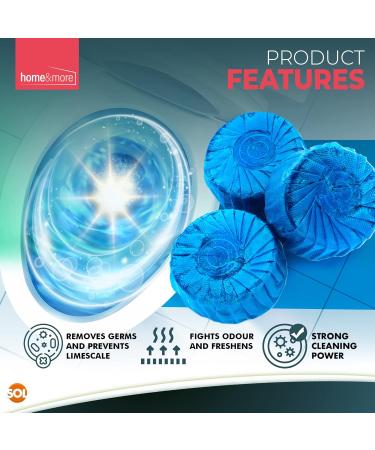 SOL 24pk Toilet Cistern Blocks Ocean Scent 50g Toilet Fresheners Toilet Blocks Cistern Toilet Bowl Cleaner Toilet Blocks for Cisterns with Long Lasting Fragrance Removes & Prevents Limescale - Buy Online on GoSupps.com