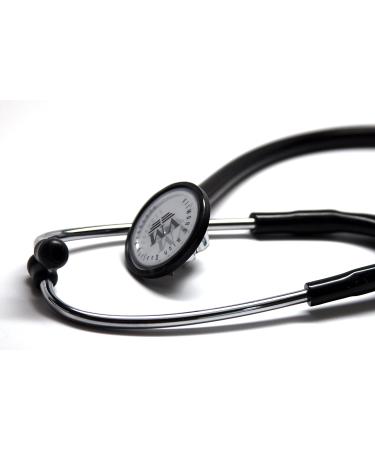Buy New Professional One Sided Black Cardiology Stethoscope - Vilmark A | International Shipping Available - Buy Online on GoSupps.com
