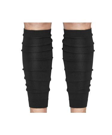Football Leg Compression Sleeve Youth & Men Calf Compression Sleeves Football Calf Sleeves Youth Boys Sport Running Football Accessories for Kids Black Small Black