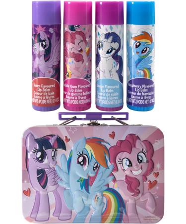 My Little Pony 4 Pack Vegan Lip Balm in Collectible Tin Case for Girls 3 - Buy Online on GoSupps.com
