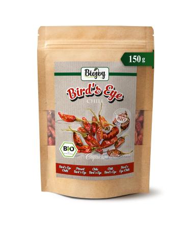 Biojoy Biojoy Bird's Eye BIO Bird's Eye Peppers (150g) whole pods very spicy