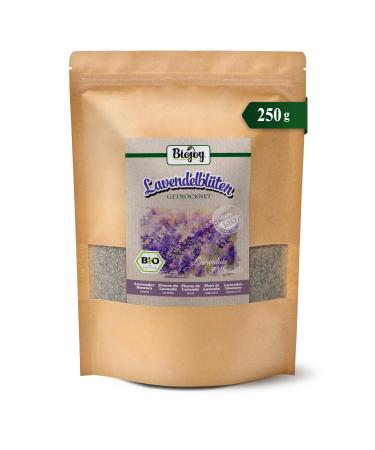 Biojoy Biojoy Organic Dried Lavender Flowers (250g) whole for Infusion or Herbal Tea