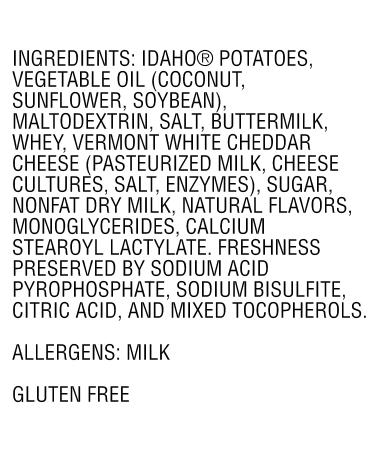 Impress with Idahoan Vermont White Cheddar Mashed Potatoes - 12 Pouches, 4 Servings Each - Buy Online on GoSupps.com