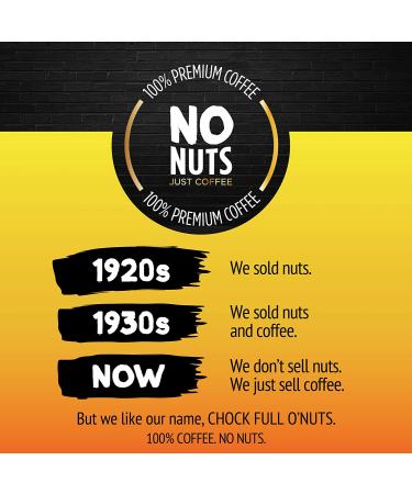 Chock Full o'Nuts Original Roast Ground Coffee - 30.5 Oz Can | Medium Roast Coffee Beans | Smooth & Full-Bodied Blend with Rich Flavor - Buy Online on GoSupps.com