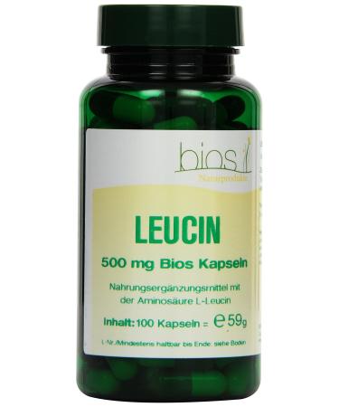 Bios Leucine 500 mg 100 capsules 1 pack (1 x 59 g)