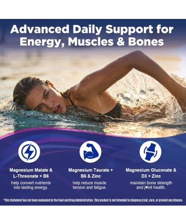 Magnesium 12 in 1 Complex, Magnesium Complex Gummies 500mg Supplement for Women Men, Chelated Calm Sleep Magnesium Glycinate Citrate Malate w/L-Theanine Ashwagandha Pre & Pro for Muscle & Gut, 120Ct - Buy Online on GoSupps.com