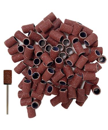 MPNETDEAL 300pcs Sanding Bands Grit #80 for Acrylic Nails for Efile nail drill bits with mandrel - Buy Online on GoSupps.com