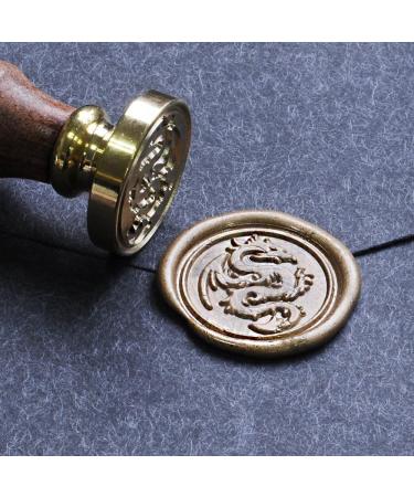UNIQOOO Flying Dragon Wax Seal Stamp- Great for Embellishment of Envelopes Party Invitations Wine Packages Snail Mails Christmas Gift Idea for Movie Lover - Buy Online on GoSupps.com