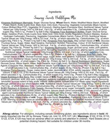 1kg Bubblegum Pick N Mix Sweets - Resealable Bag - Buy Online on GoSupps.com