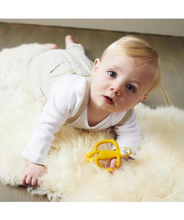 Matchstick Monkey Antimicrobial Silicone Teether | Easy-to-Grip BPA Free 11cm | Ludo Lion Design | 3 Months+ | Gel Applicator | Animal Teether - Buy Online on GoSupps.com